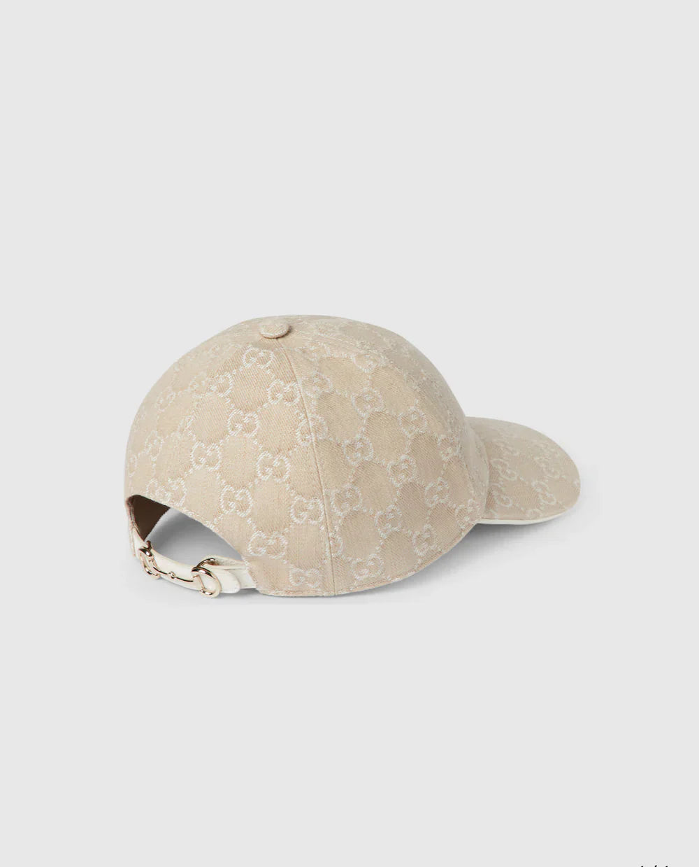 Casquette en denim GG avec détail Mors