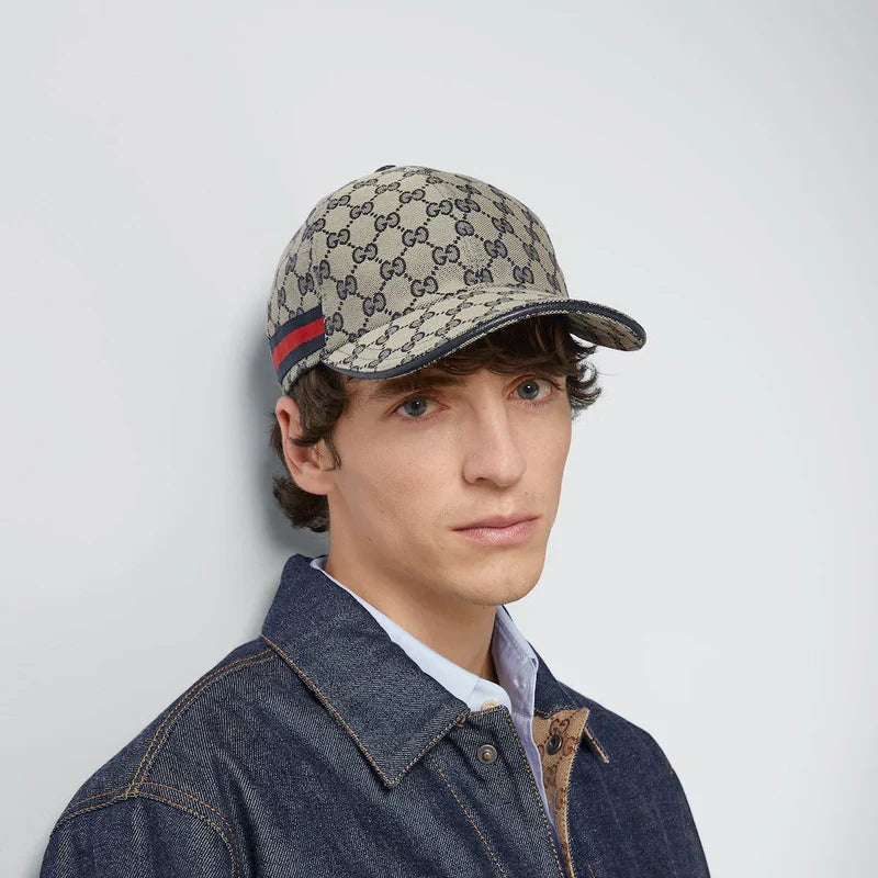 CASQUETTE EN TOILE ORIGINAL GG AVEC BANDE WEB